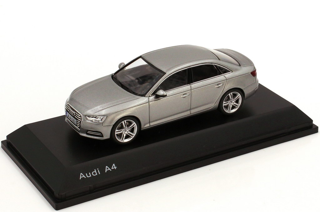 1:43 Audi A4 (B9) florettsilber-met. (Audi) 