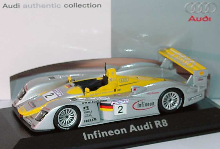 1:43 Audi R8 24h von Le Mans 2002 Nr.2, Capello/Herbert/Pescatori (Audi) 