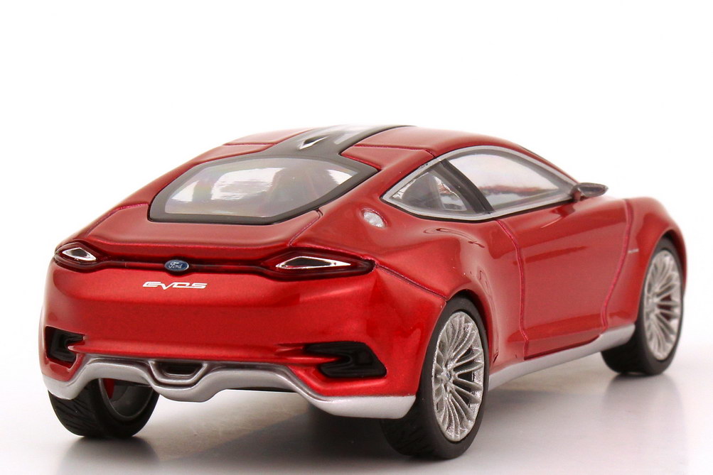 DEALER-Edition OEM 1:43 Ford Evos Concept red-hot-chilli rot IAA 2011 