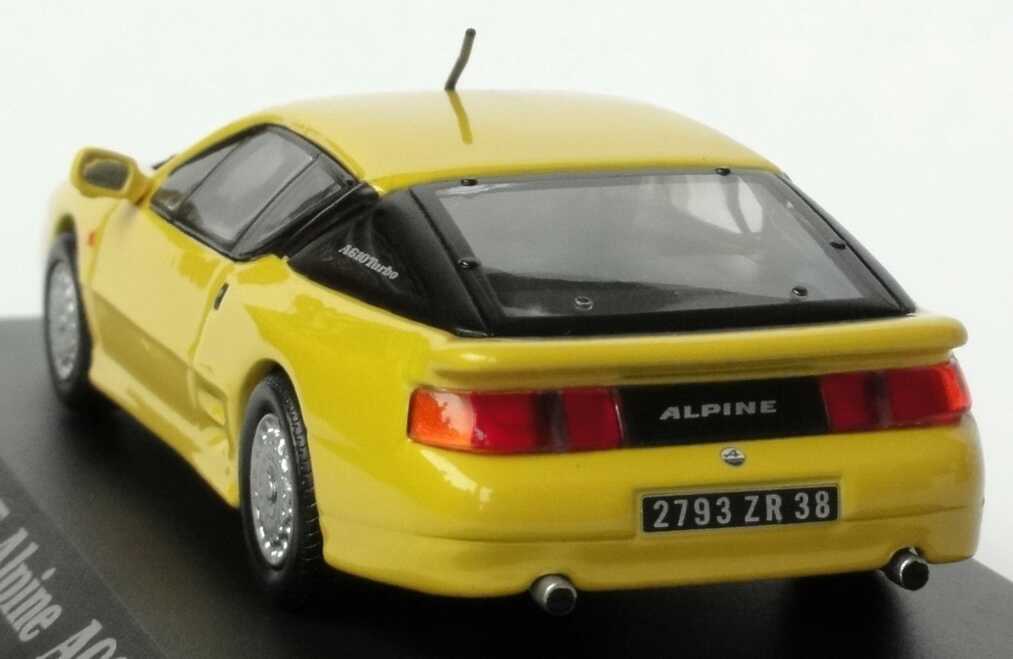 Norev Renault Alpine A610 Turbo gelb bei 1zu87com