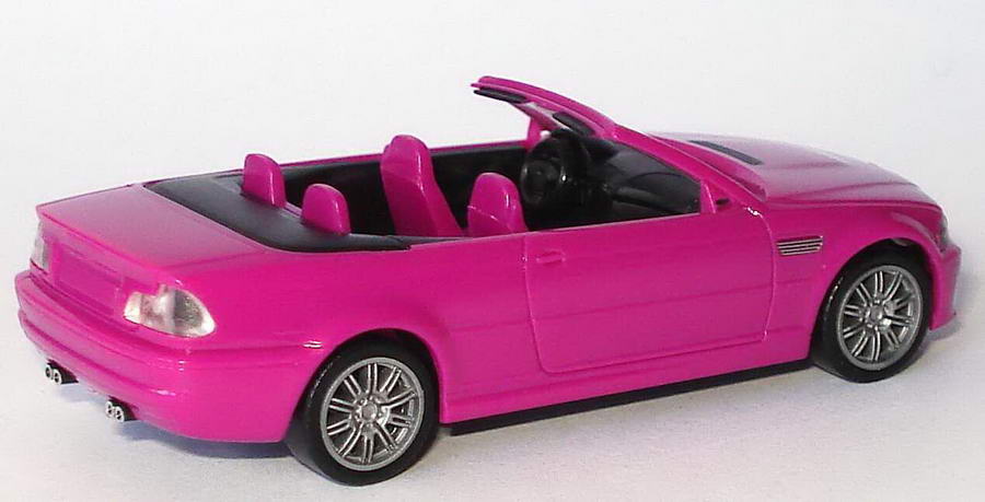 herpa BMW M3 Cabrio E46 pink wei e R ckleuchten bei 1zu87com