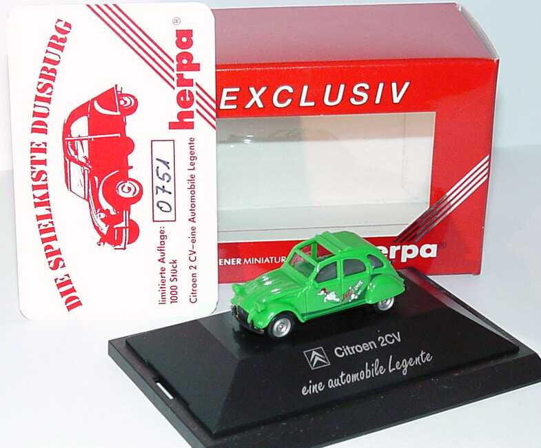 Citroen 2 CV 6 gr�n "Sausss Ente - Eine automobile Legente"