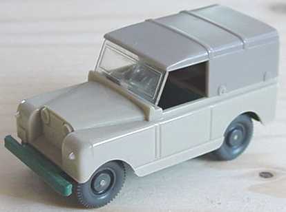 Land Rover kurz mit Verdeck grau (mit Fahrer)