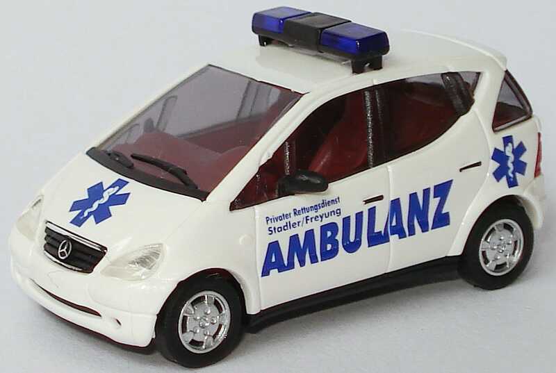 1:87 Mercedes-Benz A-Klasse "Stadler, Ambulanz" (oV)