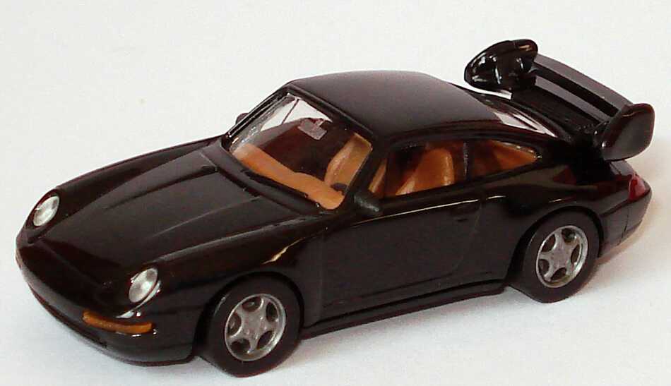1:87 Porsche 911 3.8 Cup (993) schwarz, IA braun, mit Überrollkäfig 