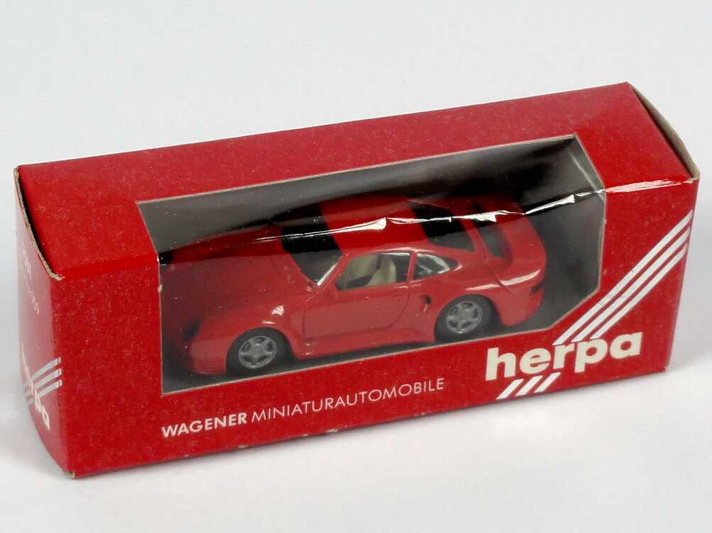 1:87 Porsche 959 rot (rote Sichtfenster-Verpackung) 