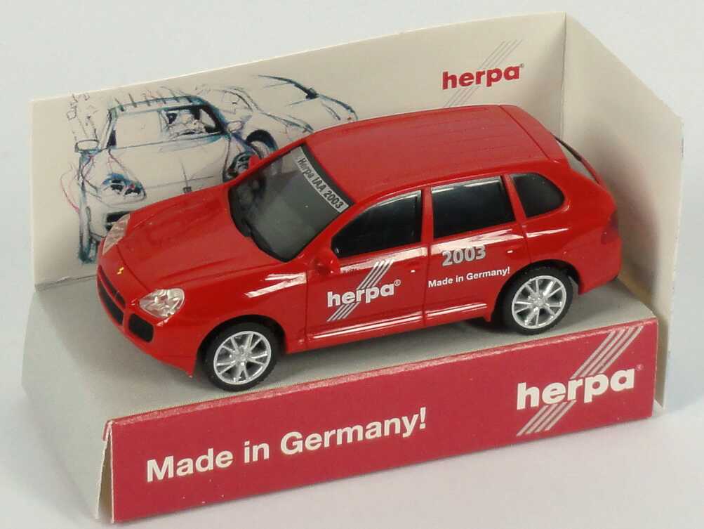 1:87 Porsche Cayenne Turbo "20. Herpa IAA 2003, Made in Germany!" 