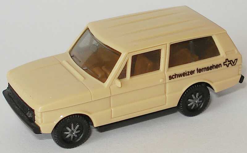 1:87 Range Rover 2trig "Schweizer Fernsehen" hellbeige 