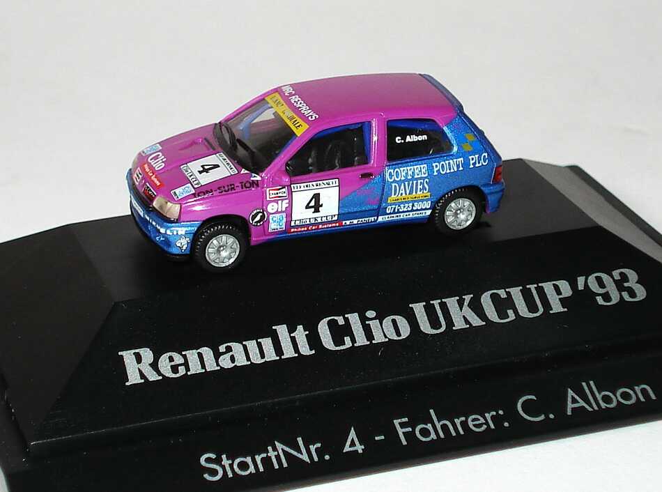 1:87 Renault Clio 16V UKCup ´93 "Davies" Nr.4, C. Albon 