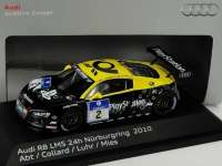 Artikelfoto: 1:43
Audi R8 LMS 24 Stundenrennen N�rburgring 2010 Abt Sportsline, Playstation, Post Nr.2, Abt / Collard / Luhr / Mies (Audi) 