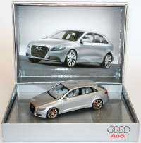 Audi RoadJet silbermet. Konzeptstudie 2006 (Audi)
