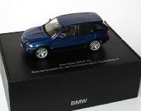 BMW X5 4.4i blaumet. "Der neue BMW X5 - Sondermodellf�r die Vertriebsregion Deutschland" (BMW)