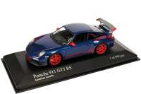 Artikelfoto: 1:43
Porsche 911 GT3 RS (997 II, Modell 2010) aquablau-met./indischrot 