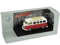 Artikelfoto: 1:43
VW T1c Bus Samba (1964) rot/wei� (VW) 