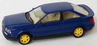 Audi Coup� dunkelblau, Felgen gelb