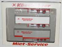 Auflieger-Set "K�ssbohrer Miet-service" (3 Auflieger (Co-Chassis 2A + Wko 2A + JuPP 3A))