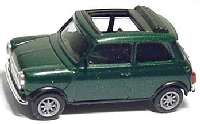 Austin Mini Cooper mit Rolldach (offen) racinggreenmet.