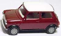 Austin Mini Mayfair bordeauxmet., Dach wei�