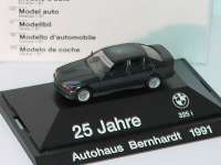 BMW 325i (E36) schwarzmet. "25 Jahre Autohaus Bernhardt" (BMW)