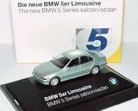 BMW 520i gr�nsilbermet. (BMW) "Die neue BMW 5er-Limousine"