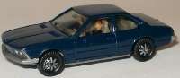 BMW 633CSi dunkelblau, Bodenplatte grau (mit Insassen)
