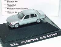 BMW 735i silbermet. "Kohl Automobile Aachen" (BMW)