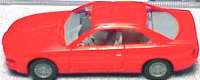 BMW 850i signalrot, IA hellgrau