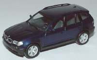 BMW X3 dunkelblaumet.