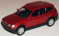 BMW X3 dunkelrotmet.