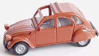 Citroen 2 CV 6 Rolldach offen karamellbraun