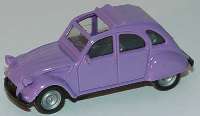 Citroen 2 CV 6 Rolldach offen lila