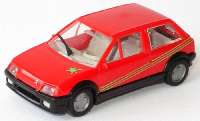 Citroen AX rot mit Dekor