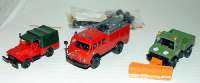 Einsatzfahrzeuge Seefeld 1985 (Dodge T214 Feuerwehr + Steyr 680 Feuerwehr + Unimog Winterdienst)