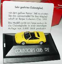 Ferrari 348ts gelb "Collector�s Club �92"