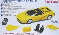 Ferrari Testarossa Cabrio gelb (Bausatz)