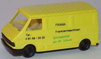 Fiat 242 Kasten "Frama Frankiermaschinen, Generalvertretung J. Haase, Messel"