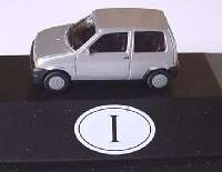 Fiat Cinquecento silbermet. (Italienmodell)