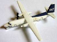 Fokker F 27 "DLT" (ein Propeller fehlt)