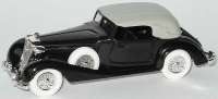 Horch 853 Cabrio geschlossen schwarz, wei�e Reifen