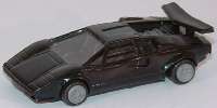 Lamborghini Countach mit Spoiler schwarz