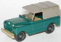 Land Rover kurz mit Verdeck patinagr�n (mit Fahrer)