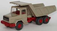 Magirus Deutz Hauber 3a Muldenkipper beigegrau