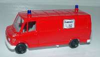Mercedes-Benz 207D Kasten Feuerwehr "112", Chassis wei�