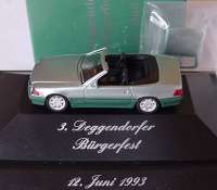 Mercedes-Benz 500SL kristallgr�nmet. "3. Deggendorfer B�rgerfest"