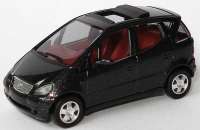 Mercedes-Benz A-Klasse mit Faltdach offen schwarzmet.