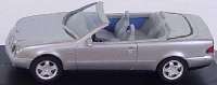 Mercedes-Benz CLK Cabrio silbermet., verchromte Felgen