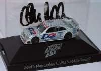 Mercedes-Benz C 180 DTM 1994 "AMG, D2 Privat" Nr.8, Ellen Lohr mit Fahrerautogramm