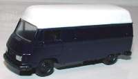 Mercedes-Benz L207 Kasten Hochdach dunkelblau, Dach wei�