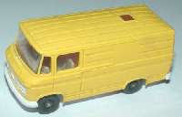 Mercedes-Benz L406 Kasten gelb, Chassis wei�