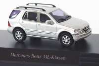 Mercedes-Benz ML-Klasse facelift silbermet. (MB)